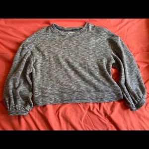 Madewell Striped Grady Balloon-Sleeve Pullover